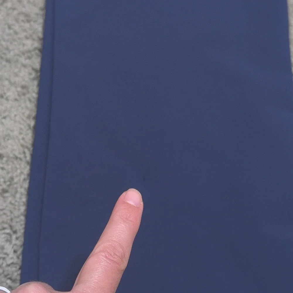 Lane Bryant Nylon Blend Wear Everywhere Straight Leg Pants Side Zip Pockets 14 - Picture 11 of 13